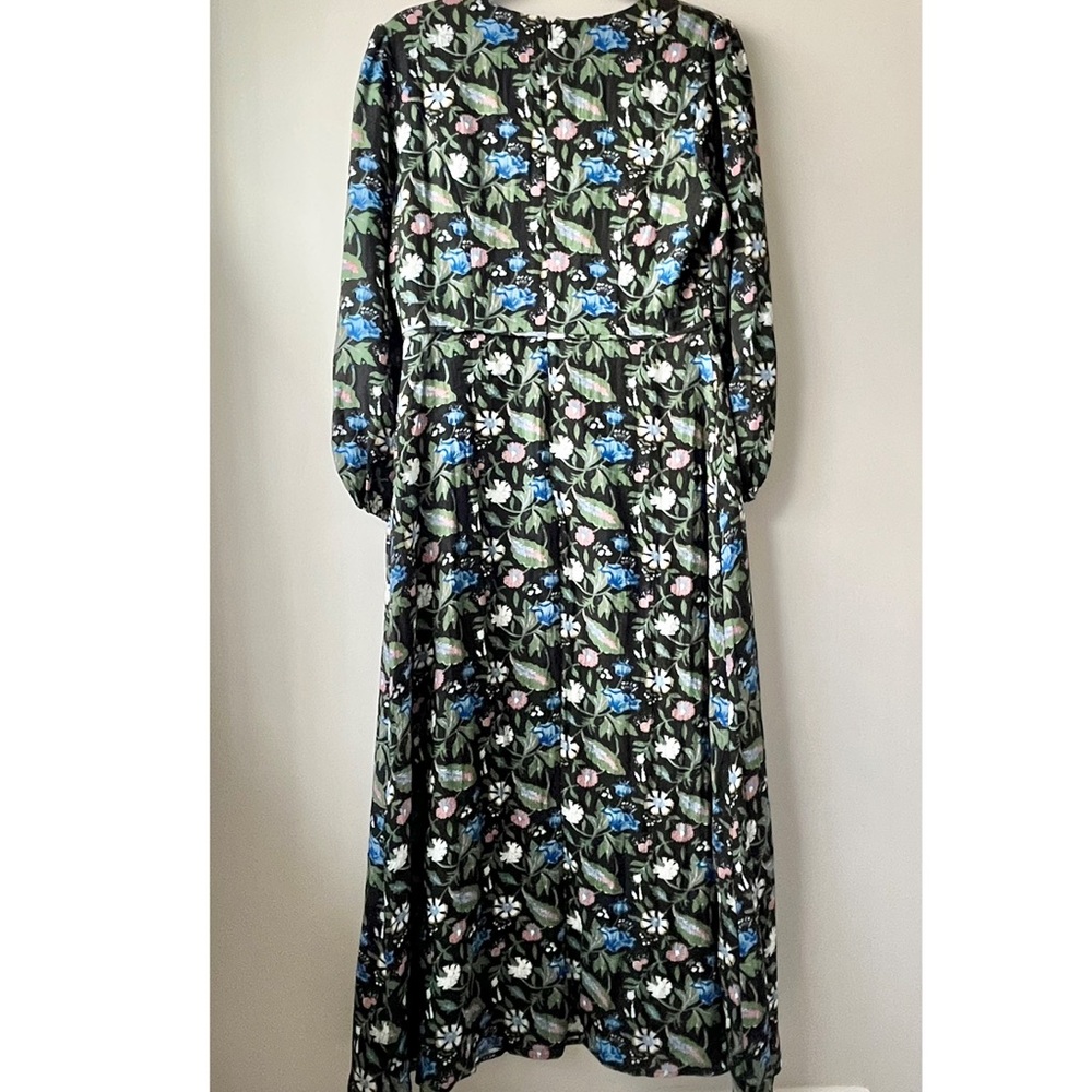 Tuckernuck Hyacinth House Black Multi Long Sleeve Dress - Picture 4 of 8